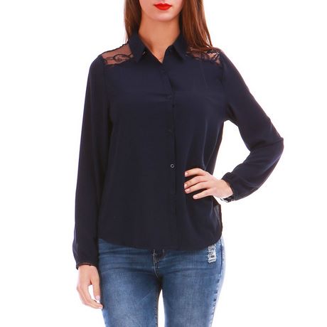 Chemise marine femme