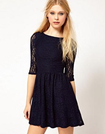 Robe asymétrique pour ado