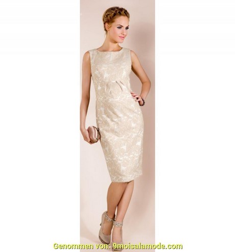 Robe ceremonie femme beige