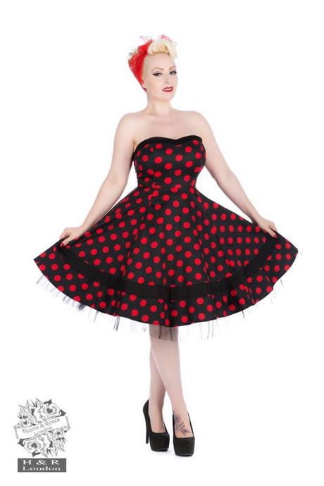 Robe pin up rouge et noir