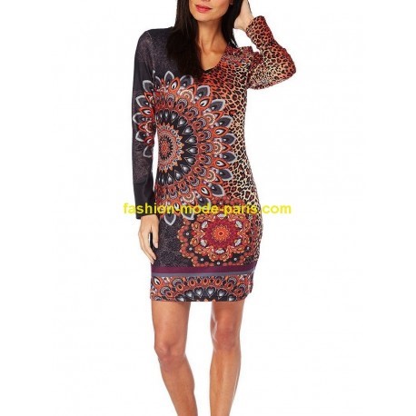 Robe tunique hiver femme