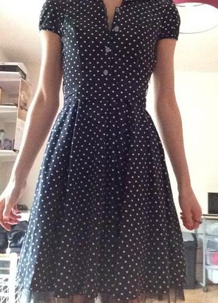 Robe à pois année 60