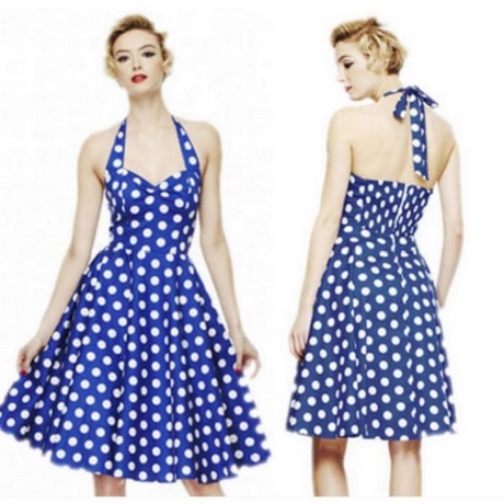 Robe à pois année 60