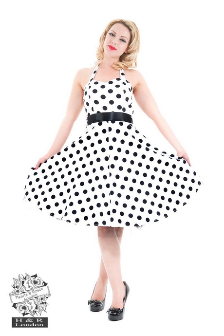 Robe à pois année 60