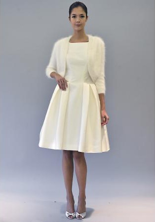 Robe blanche années 50