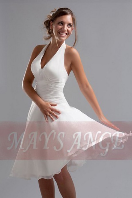 Robe blanche habillee