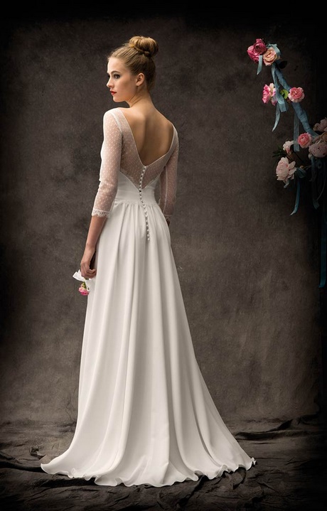 Robe mariage beige