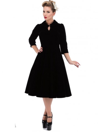 Robe noire années 50