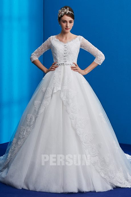 Robe de mariée 2020 courte devant longue derriere