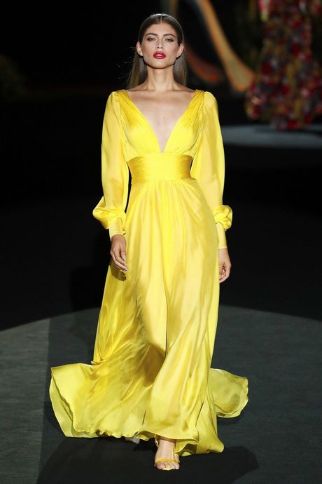 Robe jaune ete 2020