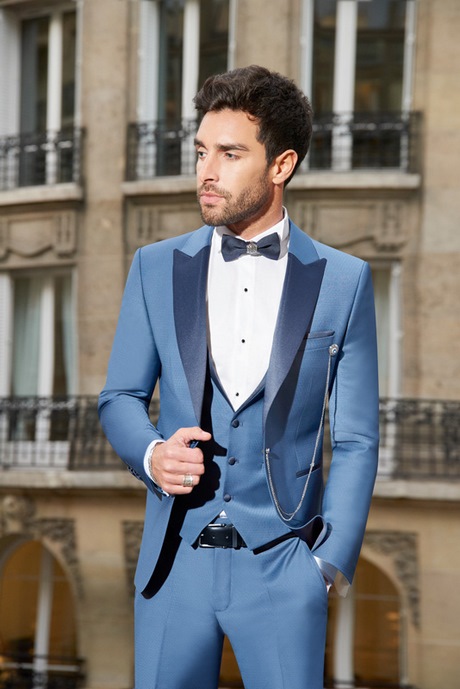 Costume mariage bleu ciel
