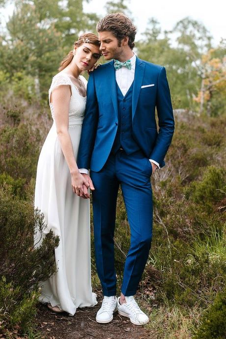 Costume mariage bleu ciel