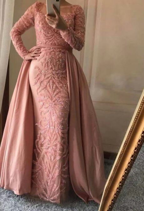 Robe de fete manche longue