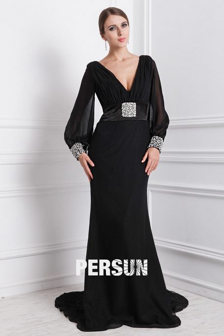 Robe de fete manche longue