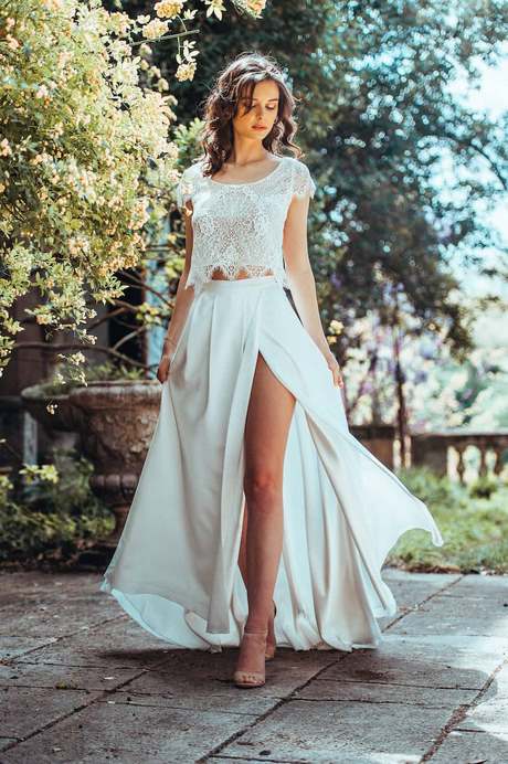 Robe de mariée rose pas cher