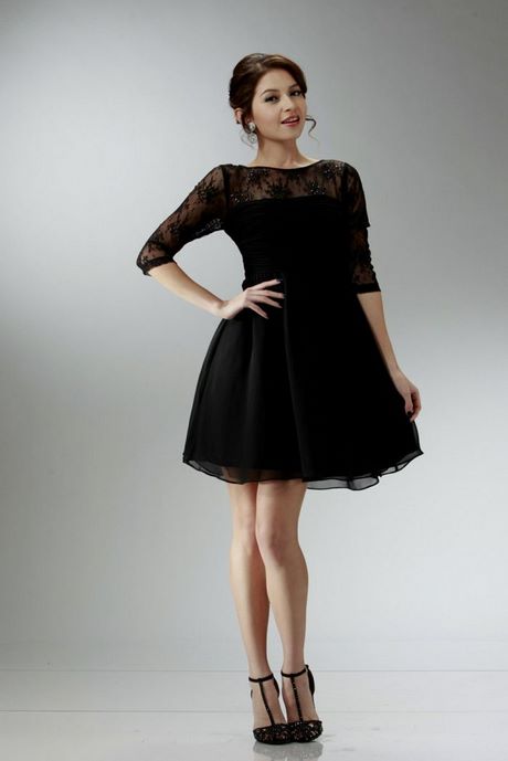 Robe noir courte chic