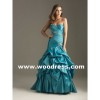 Turquoise robe de bal