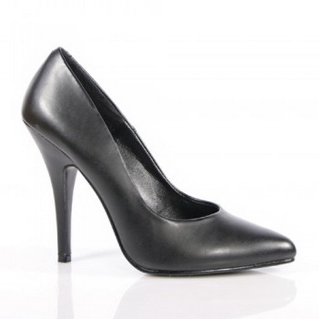 Escarpin cuir noir