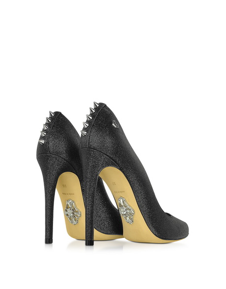 Escarpin cuir noir