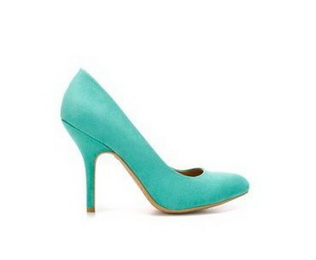 Escarpin turquoise