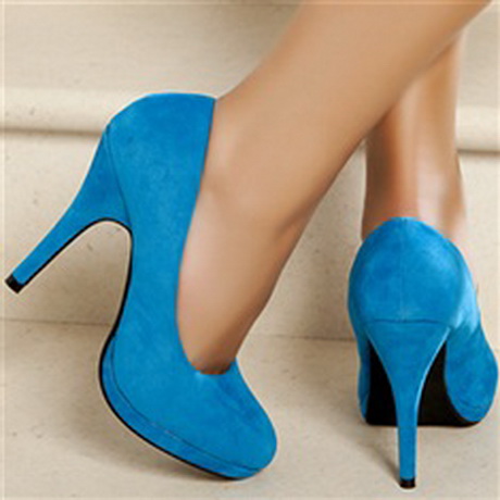 Escarpins bleu turquoise
