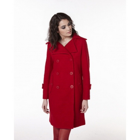 Manteau femme rouge