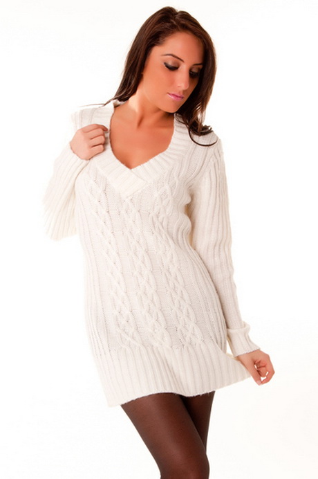 Pull blanc femme