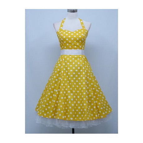 Robe à pois vintage