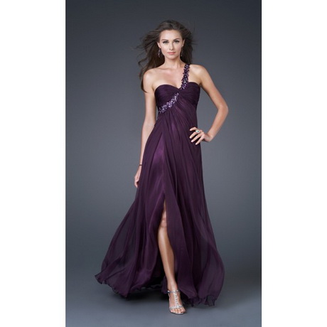 Robe asymétrique de soirée