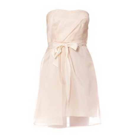 Robe beige bustier