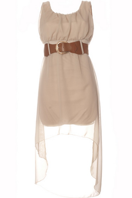 Robe beige courte