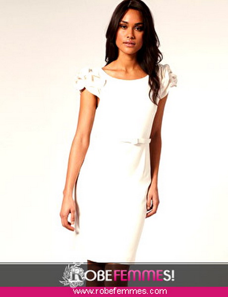 Robe blanche ado