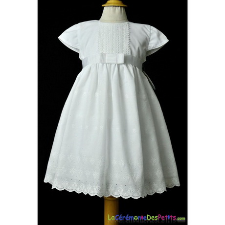 Robe blanche bapteme