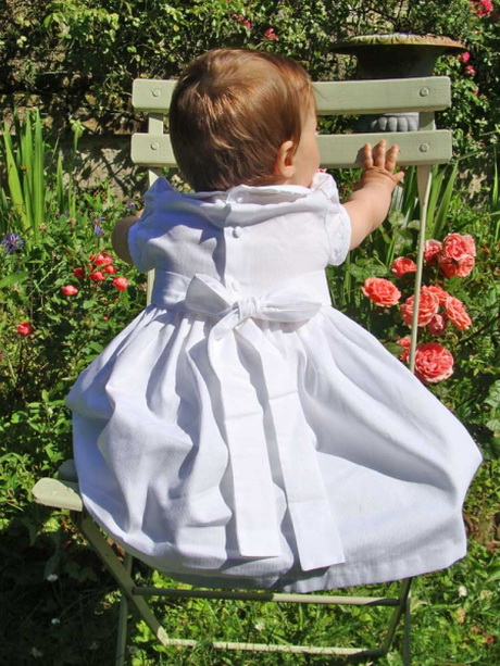 Robe blanche bapteme