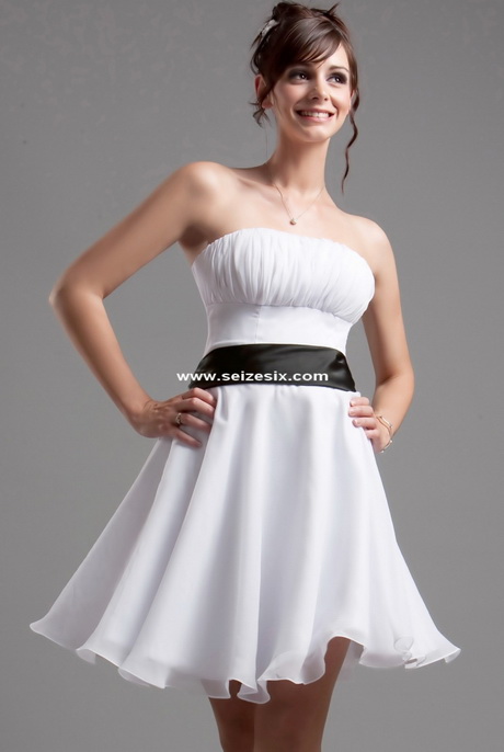 Robe blanche bustier