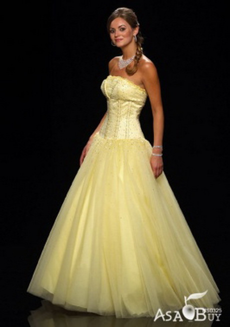 Robe blanche et jaune