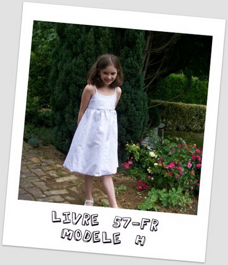 Robe blanche fille communion