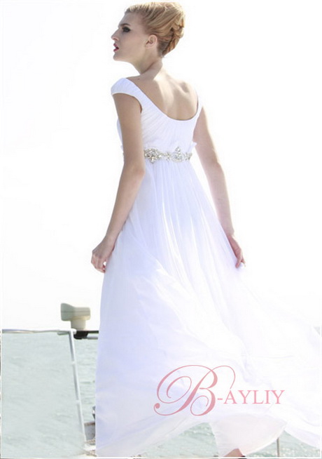 Robe blanche longue