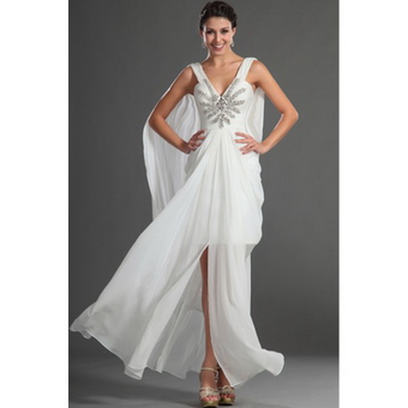 Robe blanche mousseline