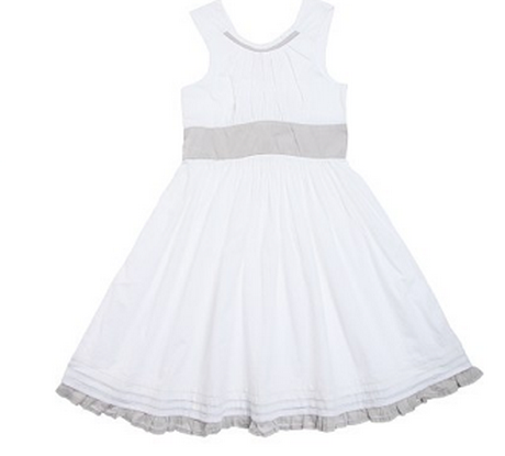 Robe blanche pour bebe