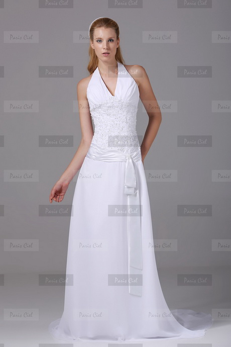 Robe blanche simple