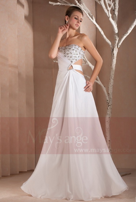 Robe blanche soiree