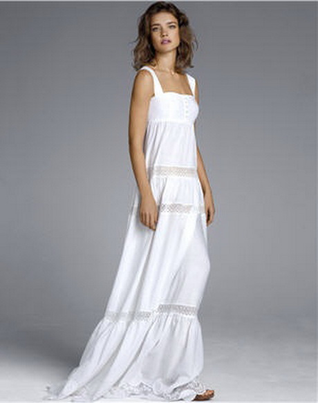 Robe boheme blanche