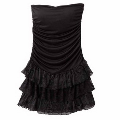 Robe bustier a volant