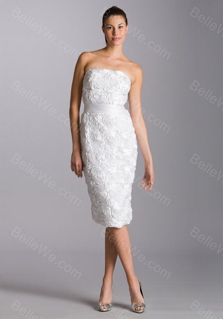 Robe bustier courte blanche