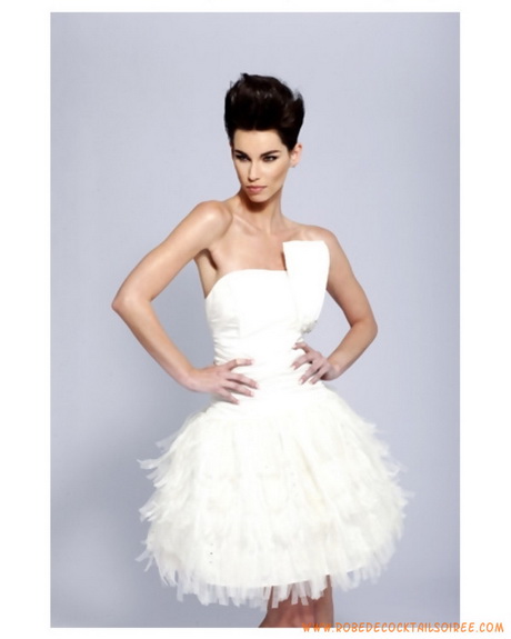 Robe bustier en tulle