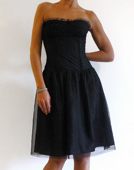 Robe bustier en tulle