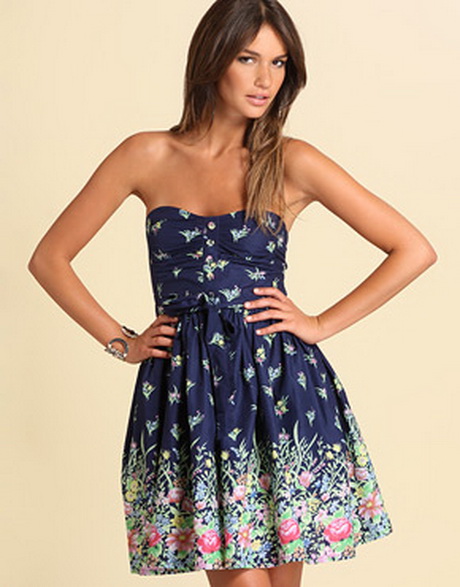 Robe bustier fleuri