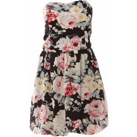 Robe bustier fleuri