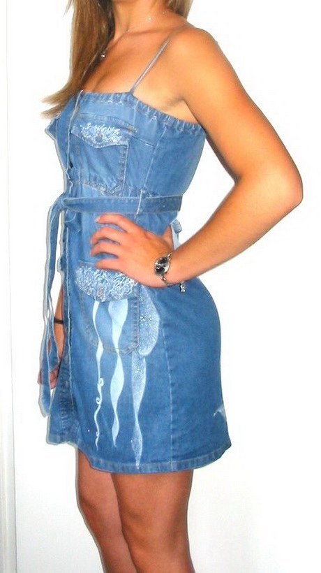 Robe bustier jean